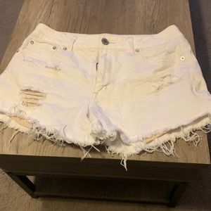 AE white shorts